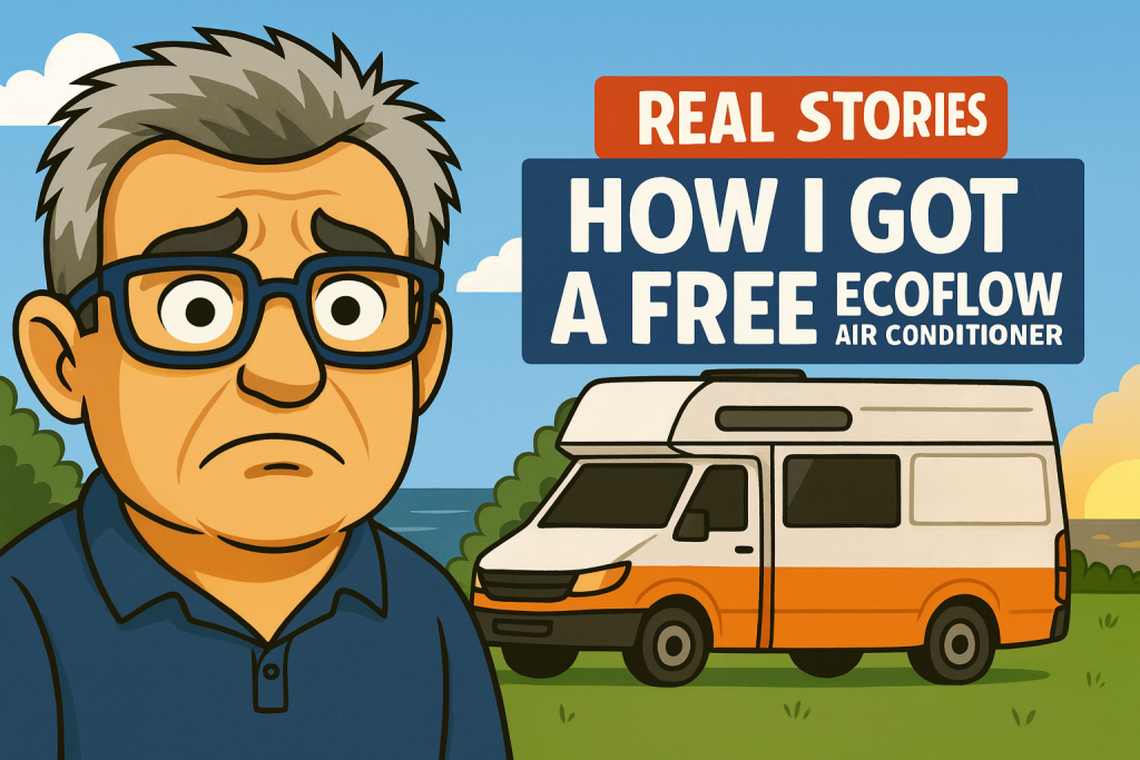 EcoFlow air conditioner, EcoFlow Wave 3, vanlife aircon, vanlife gear, vanlife Australia, retiree vanlife, vanlife tips, vanlife equipment, air conditioner for van, vanlife comfort