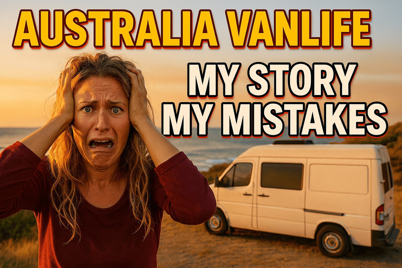 Shaun sharing the mistakes he made during his Australian vanlife journey, highlighting lessons learned and practical tips for new travellers.