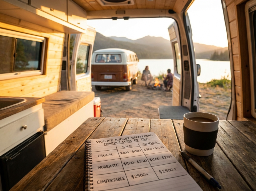 Vanlife Budget Breakdown: Monthly Costs by Solo & Couples