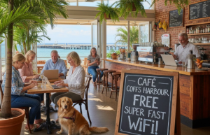 Use out Vanlife Savings Spots app to find Cafes With Free WiFi In Coffs Harbour