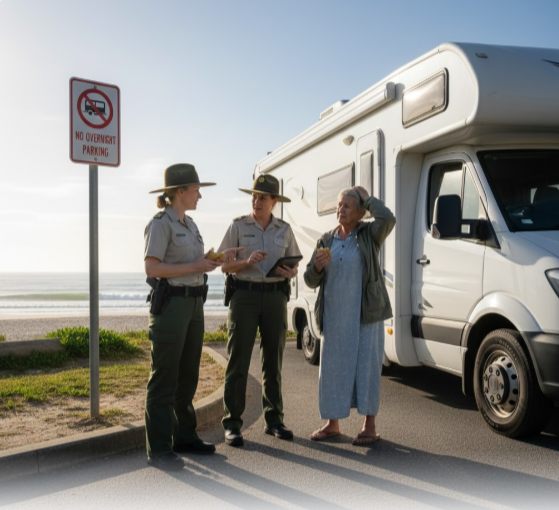 What Rangers Look For When Patrolling Overnight Van Parking In Australia