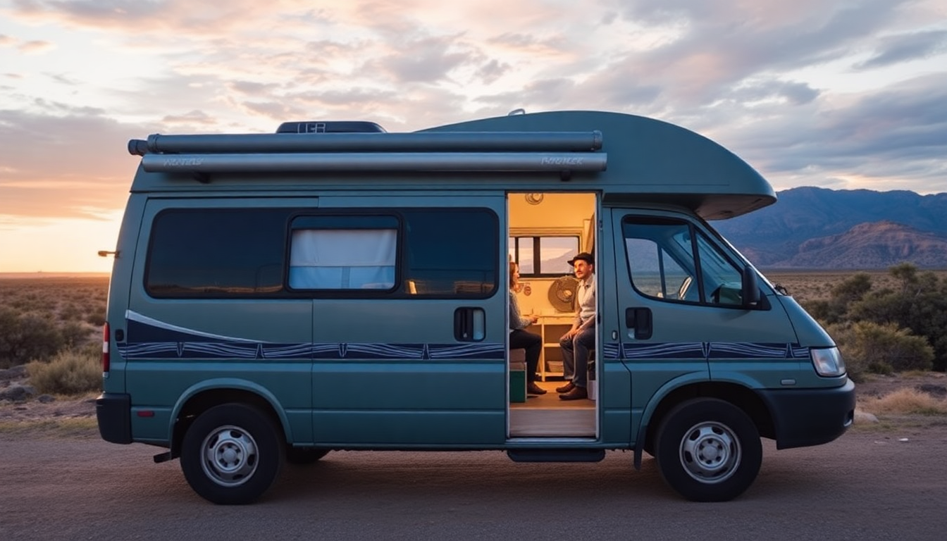 Vanlife RV Grey Nomads Life on the Road