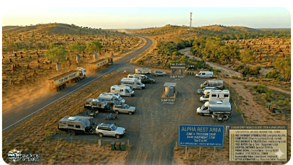 Alpha Rest Area — Senior Grey Nomad Guide 2026