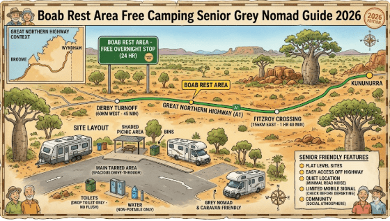 Boab Rest Area Free Camping Senior Grey Nomad Guide 2026