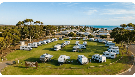 Dongara Town Oval RV Overnight Stay Waldeck Street Dongara WA caravan and motorhome overnight stop