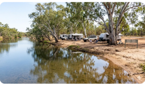 Fitzroy River beside Mary Pool Rest Area free camp in the Kimberley Western Australia