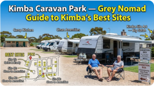 Best caravan sites at Kimba Caravan Park for grey nomads travelling through Kimba