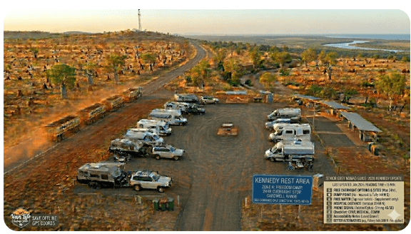 Kennedy Rest Area is a small, roadside rest stop on the Bruce Highway in the heart of the Cardwell Range, between Ingham and Cardwell in Far North Queensland.