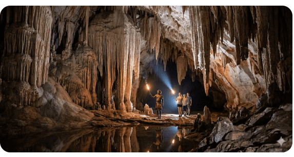 Mimbi Caves limestone formations Kimberley Western Australia indigenous guided tour grey nomad Great Northern Highway