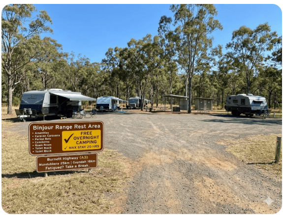 Binjour Range Rest Area a safe, comfortable free overnight stop for senior travellers — and what do the apps never tell you about this surprisingly quiet Burnett Highway rest area in 2026?