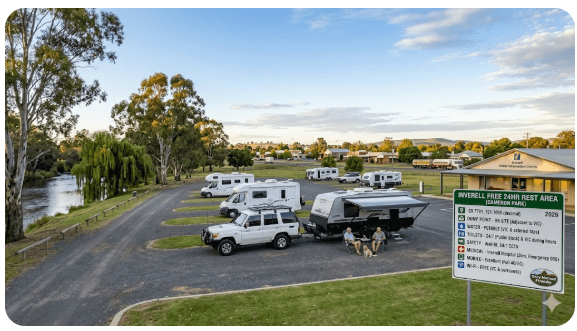 Beardy Waters Bridge 24hr free camping guide 2026 with NSW GPS, toilets, water, dump point planning, safety and medical info for senior grey nomads.