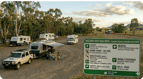 Boggabri Rest Area — Free Camping, Dump Point, Water & Grey Nomad Guide 2026