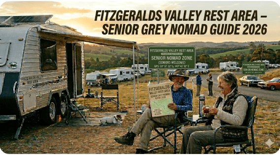 Fitzgeralds Valley Rest Area on the Mid-Western Highway NSW between Bathurst and Lithgow 2026