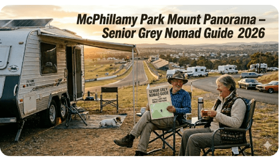 McPhillamy Park Mount Panorama views across Bathurst Plains NSW