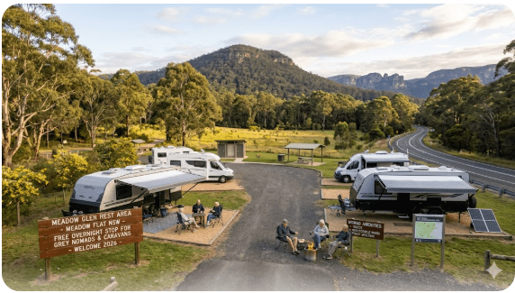 Meadow Glen Rest Area – Free Overnight & GPS Guide 2026