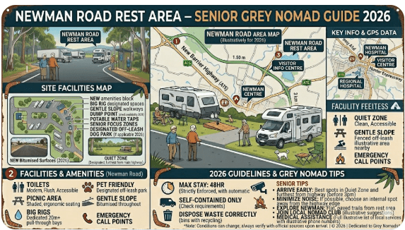  Newman Road Rest Area – Senior Grey Nomad Guide 2026