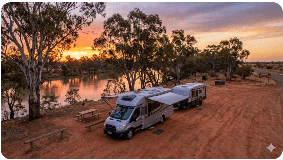 Rest Areas Near Bourke NSW – Complete Guide for Grey Nomads & Caravanners