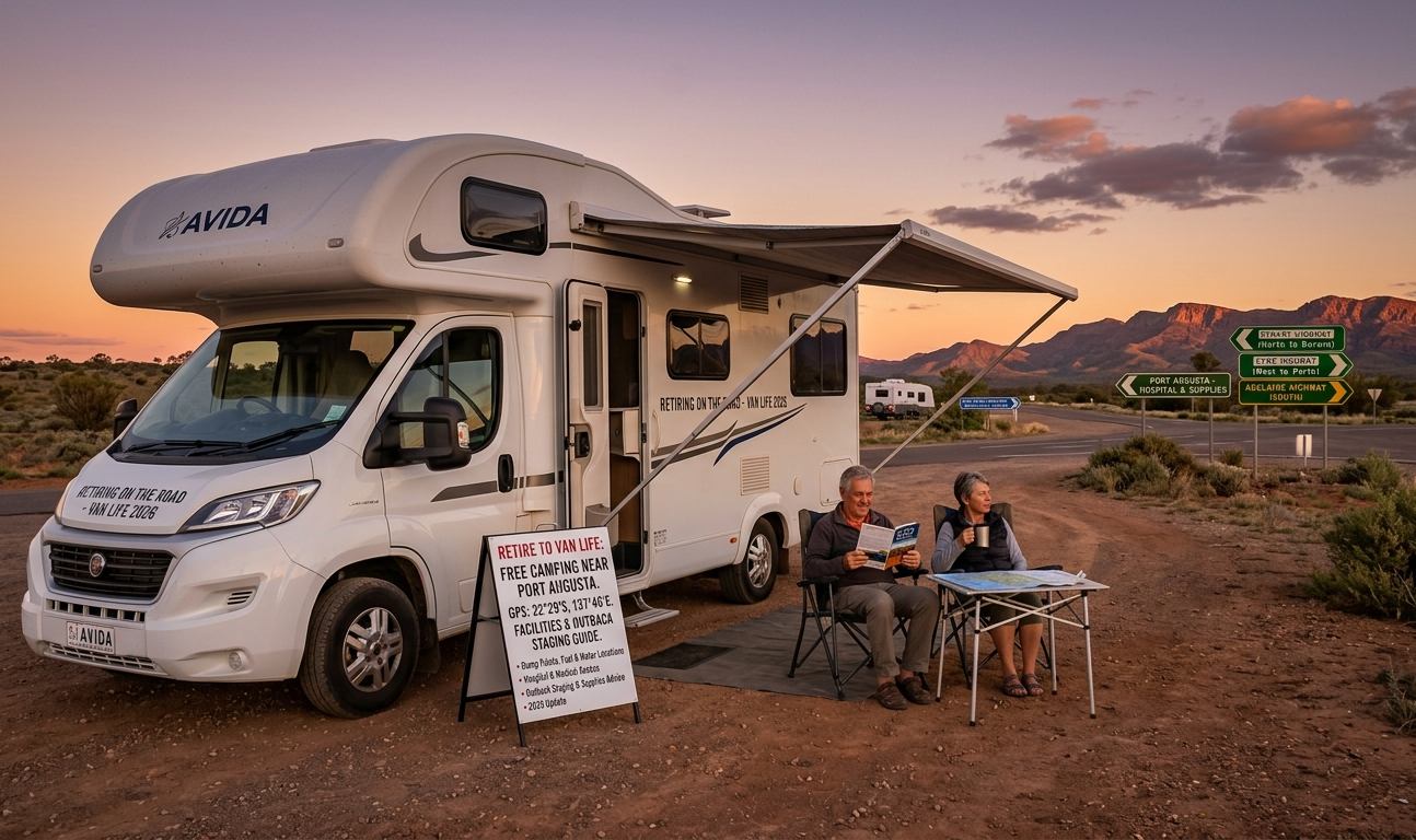 Free Camping Near Port Augusta SA — Grey Nomad Guide 2026